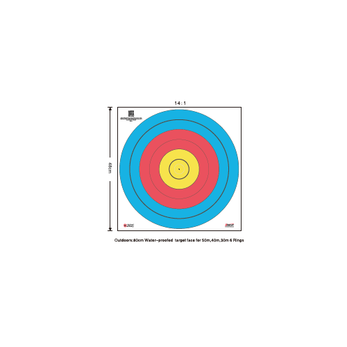 Decut 80cm 6 Ring Target Patch