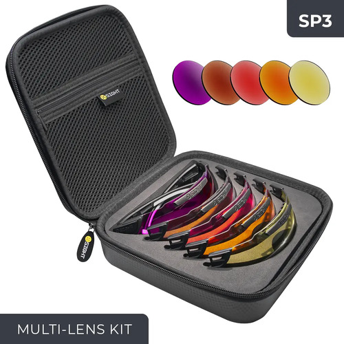 X Sight Sports Glasses 2RX SP-3 5 Lens Set