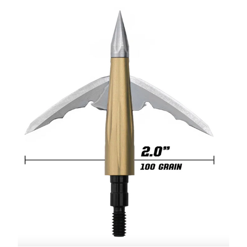 Beast Broadheads (2 Pack + Practice Point) [Weight: 100grn]